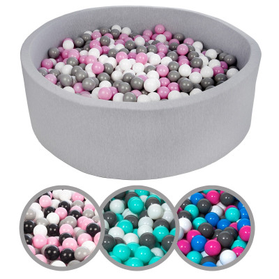 Piscine à balles ronde ø125cm avec 900 balles